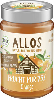 Allos Frucht Pur 75% Aufstrich Orange 200g