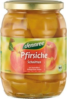 dennree Pfirsiche Schnitten 685g