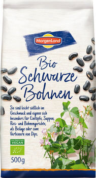 MorgenLand Schwarze Bohnen 500g