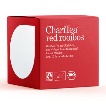 ChariTea red rooibos Pyramidenbeutel 10 x 2g