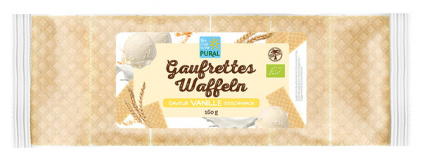 Pural Gefüllte Waffeln Vanille 160g