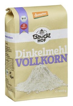 Bauckhof Dinkelmehl Vollkorn Demeter 1kg