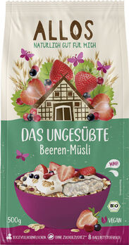 Allos Das ungesüßte Beeren-Müsli 500g