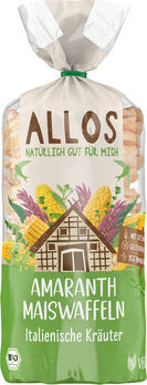 Allos Amaranth Maiswaffeln italienische Kräuter 100g