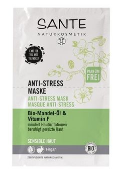 SANTE Anti-Stress Maske Bio-Mandel-Öl & Vitamin F 2x4ml