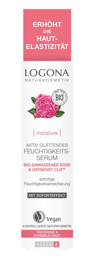 LOGONA MOISTURE LIFT Aktiv Glättendes Feuchtigkeitsserum Bio-Damaszener  Rose 30ml | Serum, Emulsion und Fluid | Gesicht | Naturkosmetik |  Naturkost-Versand