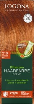 LOGONA Pflanzen-Haarfarbe Creme 210 kupferrot 150ml