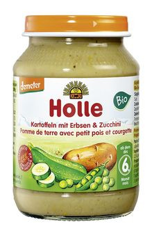 Holle Kartoffeln mit Erbsen und Zucchini demeter 190g