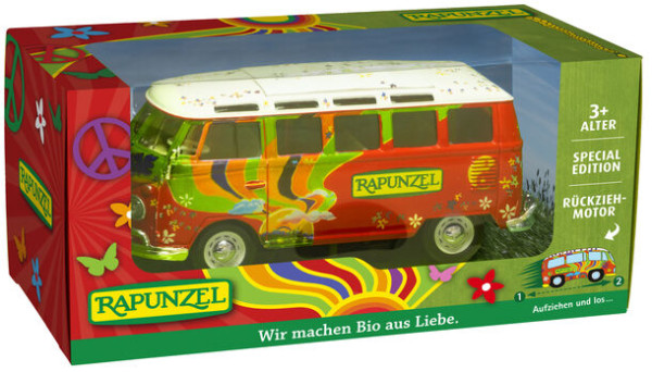 Rapunzel VW-Bus klein 1:40 Modellauto Spielzeugauto