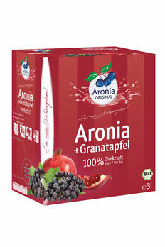 Aronia Original Aronia-Granatapfelsaft Direktsaft 3l