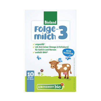 Lebenswert Bio-Folgemilch 3 Bioland 500g/A