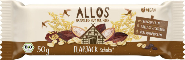 Allos Hafer Flapjack Schoko 50g