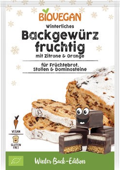 Biovegan Winterliches Backgewürz fruchtig 15g