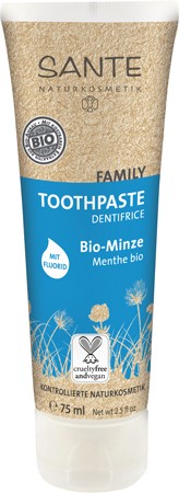 SANTE Family Toothpaste Minze mit Fluorid, Zahncreme 75ml