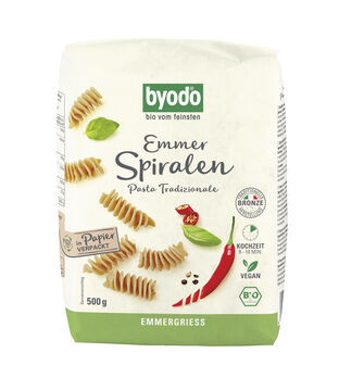 Byodo Sommerdinkel Spiralen, semola 500g