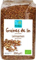 Pural Leinsamen braun geschrotet 250g Pural Leinsamen braun geschrotet 250g