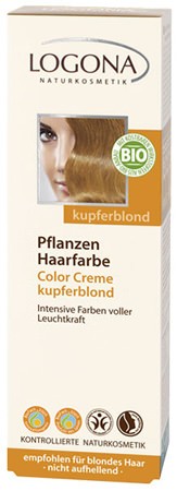 LOGONA Pflanzenhaarfarbe Color Creme Kupferblond 150ml/A