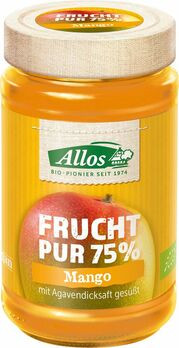 Allos Frucht Pur 75% Aufstrich Mango 250g