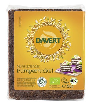 Davert Pumpernickel in der Folie 250g
