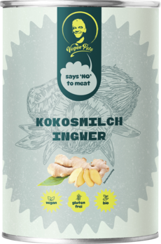 Vegan Pete Kokosmilch Ingwer 400ml