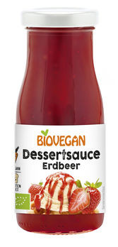 Biovegan Dessertsauce Erdbeer 150ml