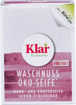 Klar Waschnuss Öko-Seife 100g
