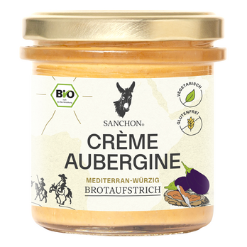 Sanchon Brotaufstrich Crème Aubergine 150g