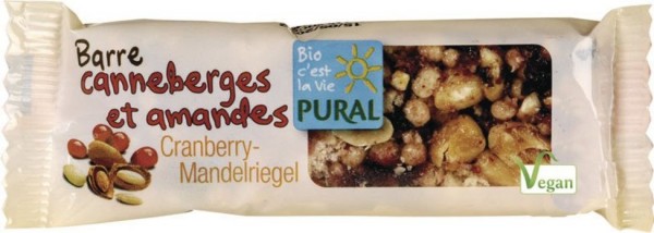 Pural Cranberry-Mandelriegel 30g