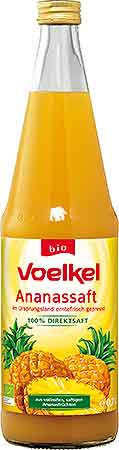 Voelkel Ananassaft 0,7l + 0,15 EUR Pfand