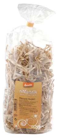 Naturata Steinpilz Bandnudeln Hartweizengrieß demeter 250g/A