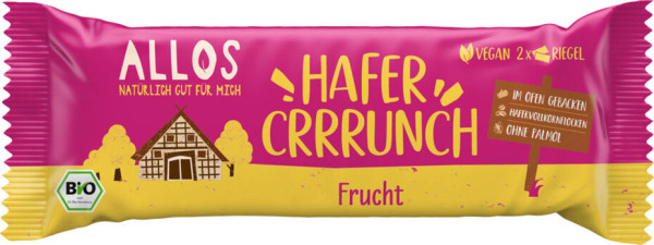 Allos HaferCrrrunch Riegel Frucht