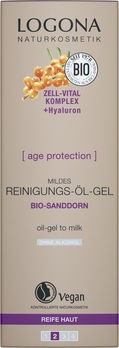 LOGONA Age Protection Mildes Reinigungs-Öl-Gel 100ml