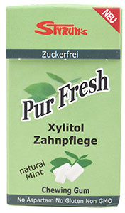 Styrums Pur Fresh Zahnpflege-Kaugummi 30g