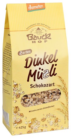 Bauckhof Dinkelmüzli Schokozart demeter 425g