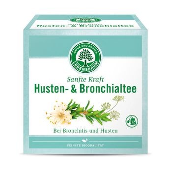 Lebensbaum Husten- und Bronchialtee Sanfte Kraft Heilkräutertee 12x2,0g-Beutel