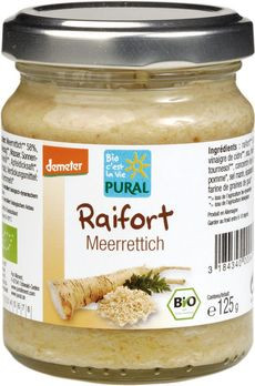 Pural Raifort demeter-Meerrettich 125g