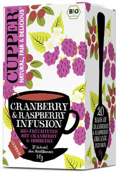 CUPPER Teemoment Cranberry Raspberry Infusion 40g 20 Beutel